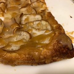 A picture of Pear Tart w/Maple “Caramel”.