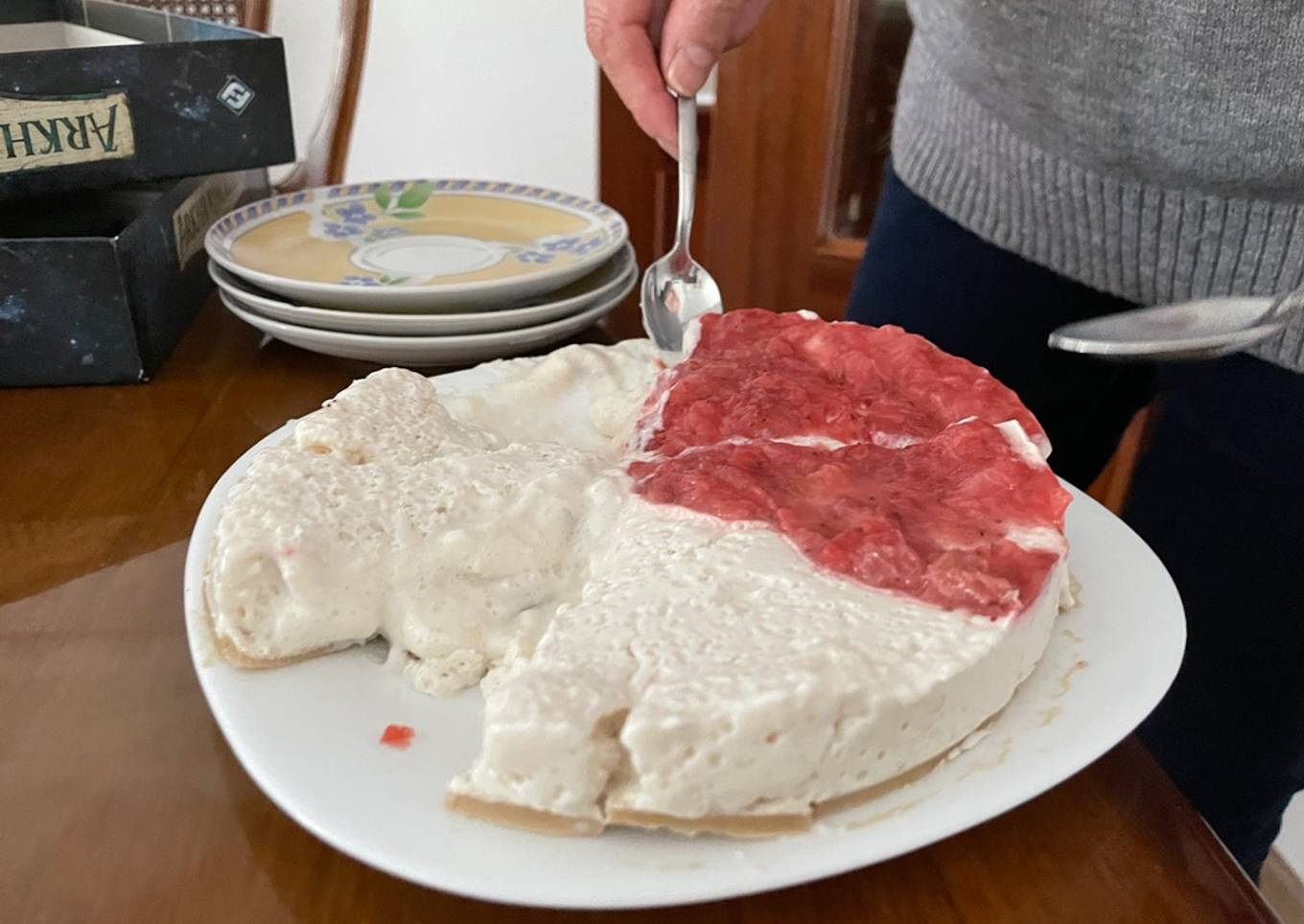 Tarta de queso saludable