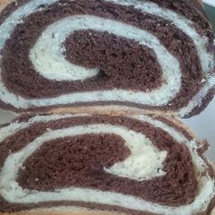 A picture of Chocolate marble bread.