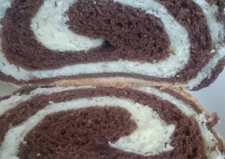 Steps to Prepare Ultimate Chocolate marble bread