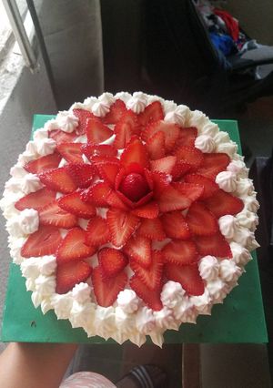 Una foto de Torta de frutilla