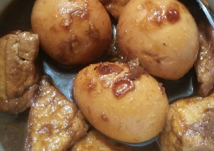 Cara buat Semur Kecap Telur yang enak Untuk Jualan