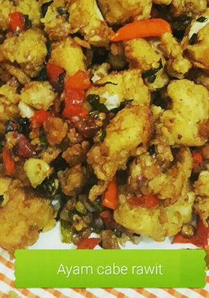 Foto resep Ayam cabe rawit