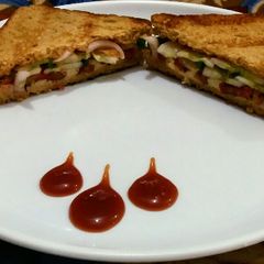 A picture of Veg sandwich.
