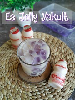 Foto resep Es Jelly Yakult