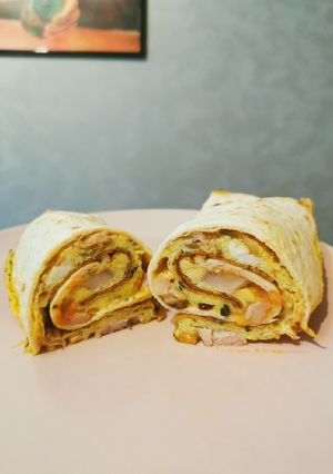 Une photo de Omelette rouler
