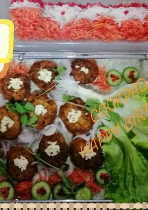A picture of Shami Kabab.