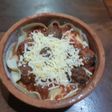 Lasagna de ricotta, jamón y albondiguitas