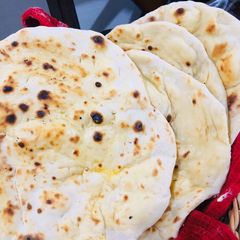 A picture of Homemade tandori roti.