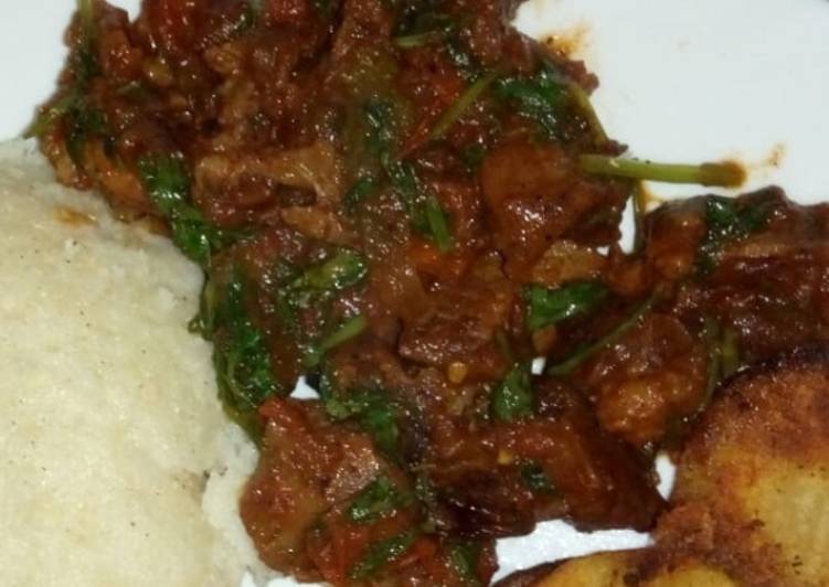 Steps to Prepare Ultimate Spinach Mutton stew