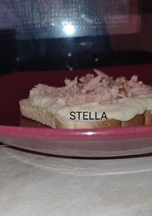 Φωτογραφία της συνταγής Σνακ ψωμιού με hummus και τόνο🍞
