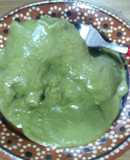 Chamorro en mole verde