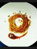 Boiled Egg in a Spaghetti nest