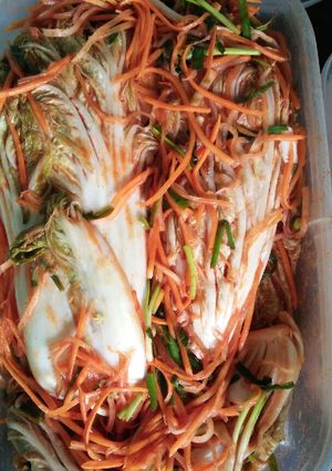Hình của món Kim Chi cải Thảo.