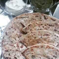 A picture of Whole Green Moong Paratha.