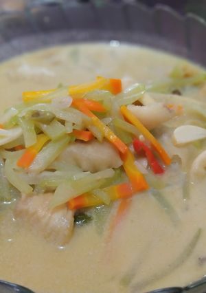 Foto resep Lodeh labu siam + wortel