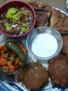 A picture of Salmon Patties.