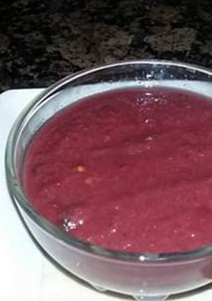 A picture of Falsay ki chutney.