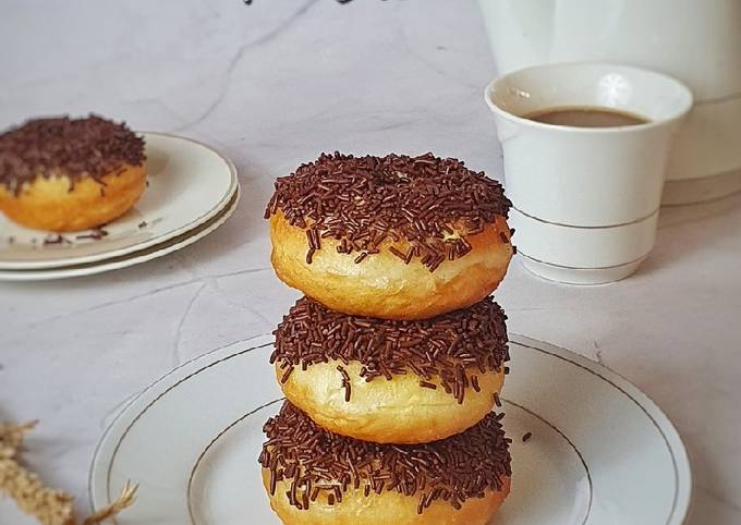 Langkah Mudah Memasak Resep 371. Donat Klasik Metode Water Roux (Teknik Tangzhong)