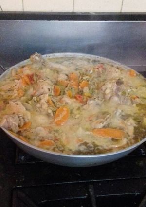 Una foto de Pollo al disco