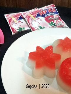 Foto resep Puding Pop Ice Leci