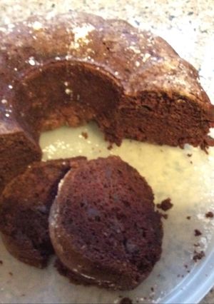 A picture of Chocolate zucchini / apple bread.
