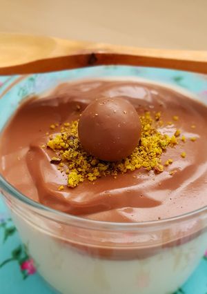 Une photo de Crème vanille/chocolat