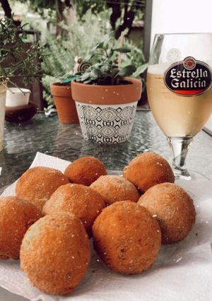 Una foto de Croquetas de papa