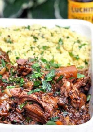 A picture of Mexican Leg of Lamb Recipe.