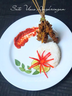 Foto resep Sate Usus Angkringan ala Rhymerwid Kitchen