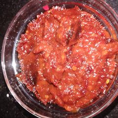 Momos chutney A picture of Momos chutney.