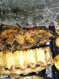Asado a la parrilla de manta al ají molido