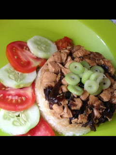 Foto resep Nasi Tim Ayam Jamur