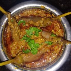 Hyderabadi Baingan Masala A picture of Hyderabadi Baingan Masala.
