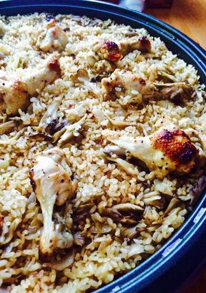 A picture of Japanese Paella.