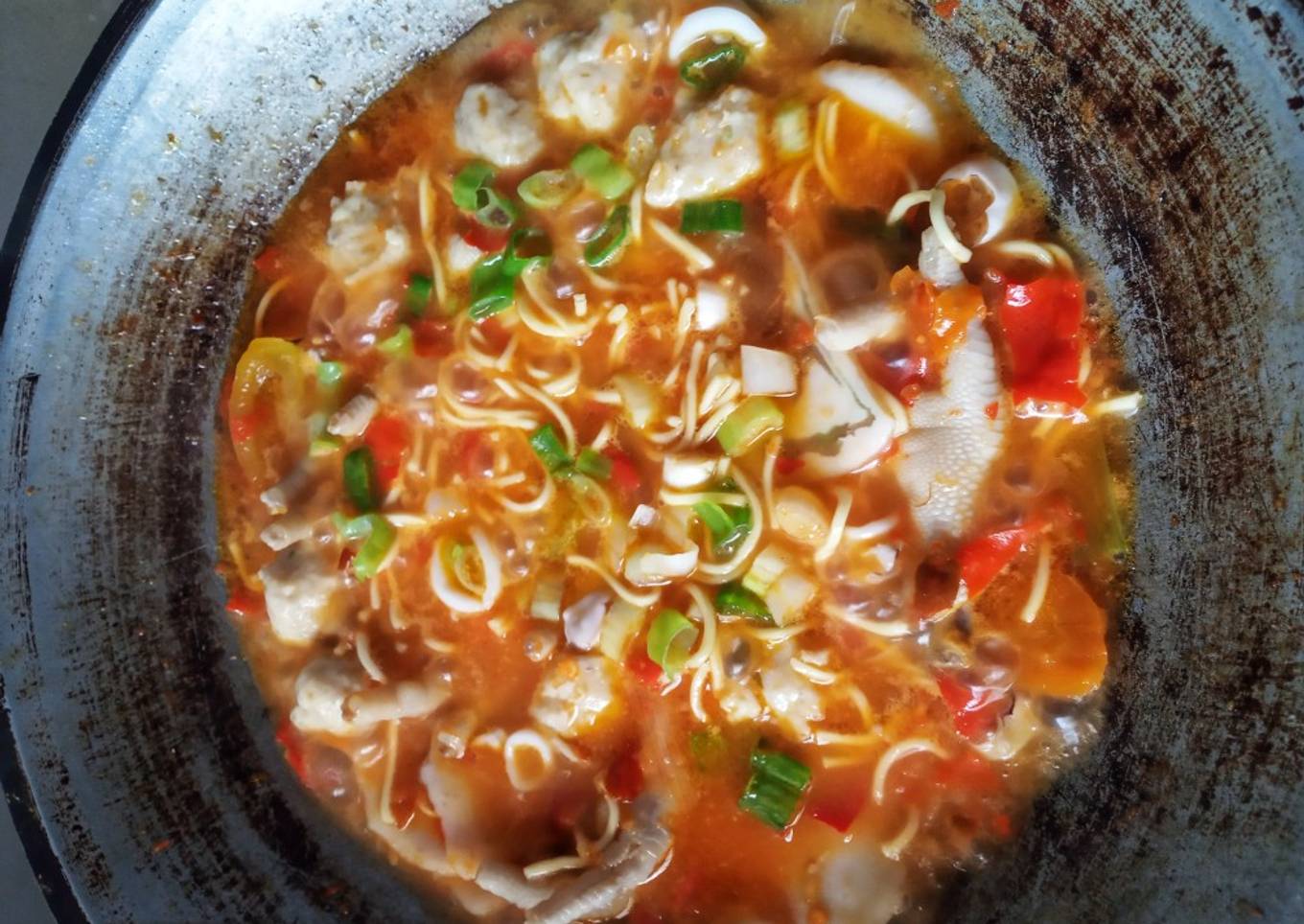 Seblak Mie, Ceker dan Cumi