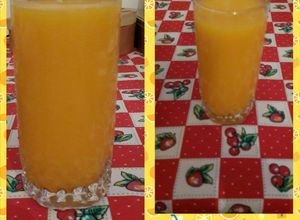 صورة لوصفة عصير الجزر 😍 والليمون 🍋