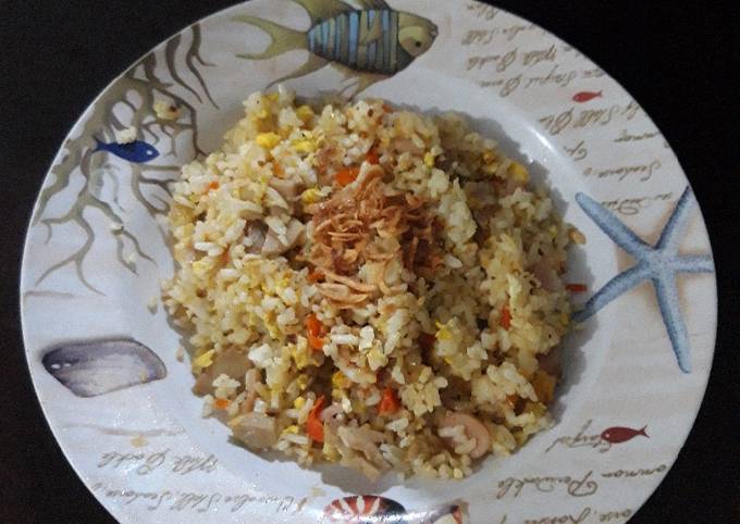 Cara membuat Nasi Goreng Rumahan