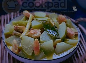 Gambar Gulai Lemak Udang Labu Siam