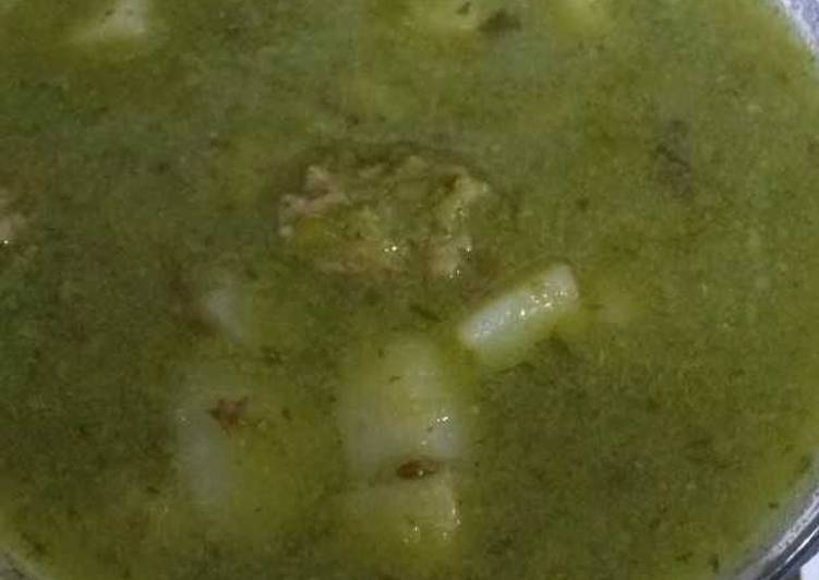 Peas wadi potato curry(no regular spices)