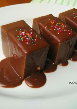 Foto resep Puding Roti Tawar Moka
