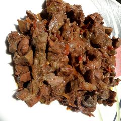 A picture of Liver and kidney sauce.