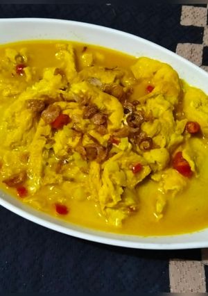 Foto resep Telur Dadar Kuah Santan Mommylicious