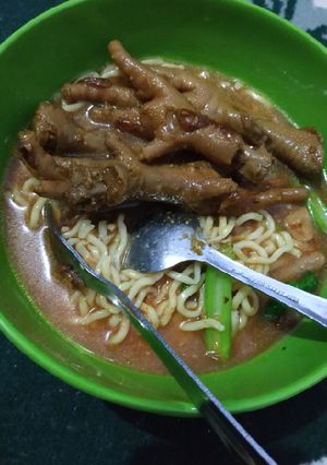 Foto resep Mie Ayam Ceker Lunak & Jamur