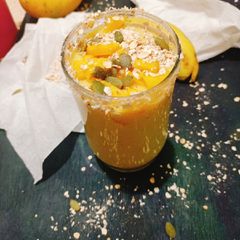 A picture of Mango Banana smoothie.