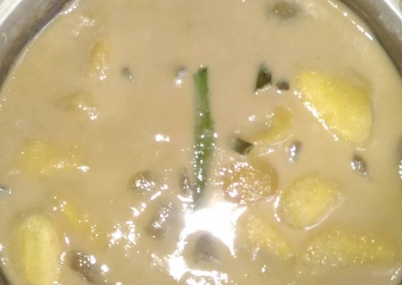 6.Kolak pisang kepok,singkong dan kolang kaling enak banget😋👍