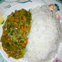 A picture of Beef/Chicken Soup.