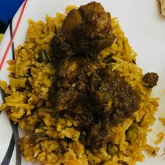 A picture of Chicken Biryani.