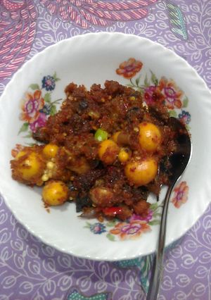 Foto resep Sambal goreng ati pete