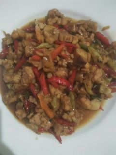 Foto resep Tumis tempe pedas